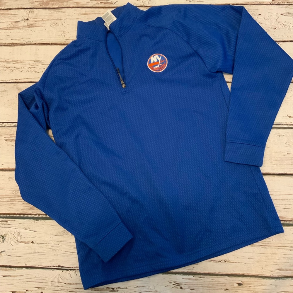 NHL New York Islanders‎ 1/4 Zip Pullover Shirt - Medium